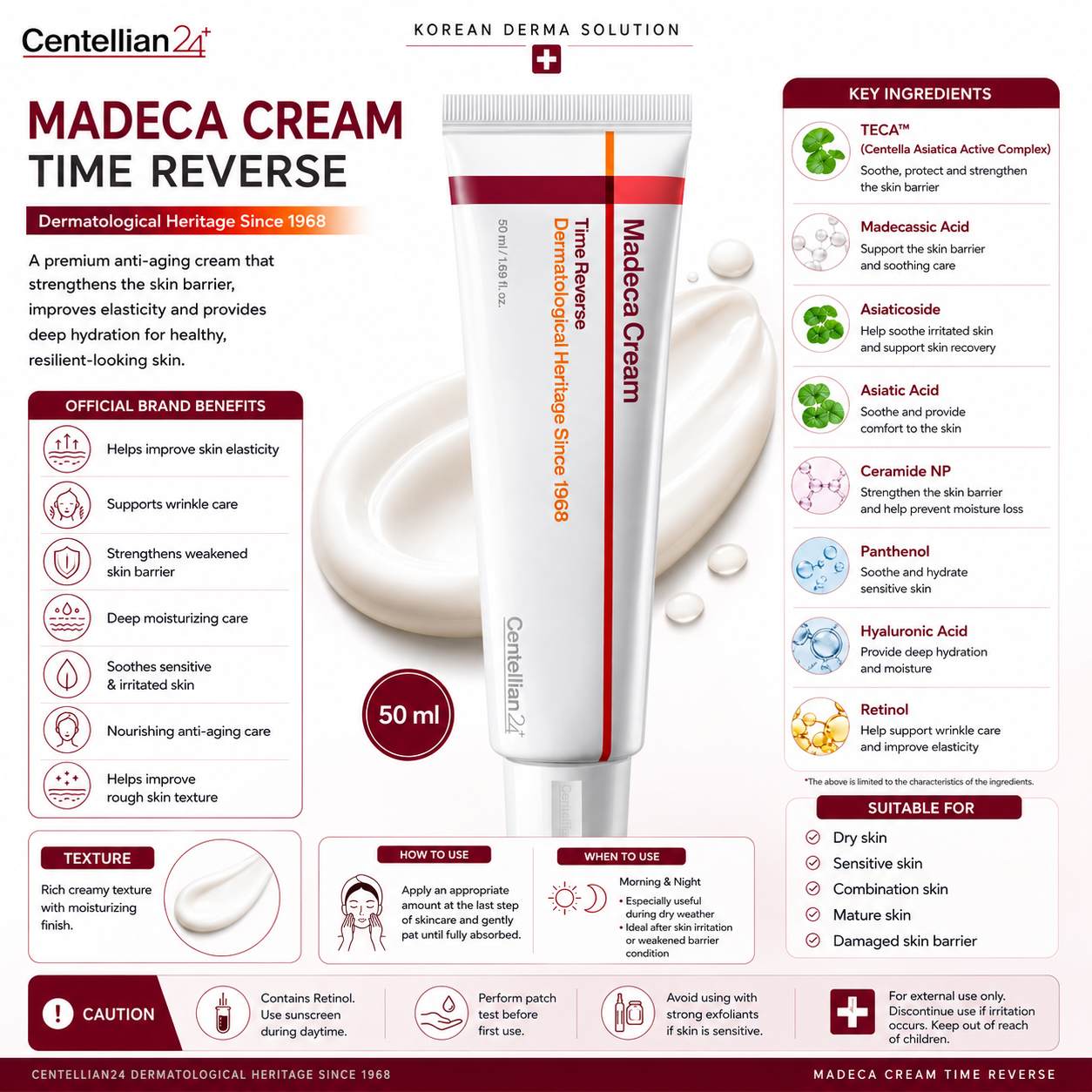 Centellian24 Madeca Cream Time Reverse 50ml